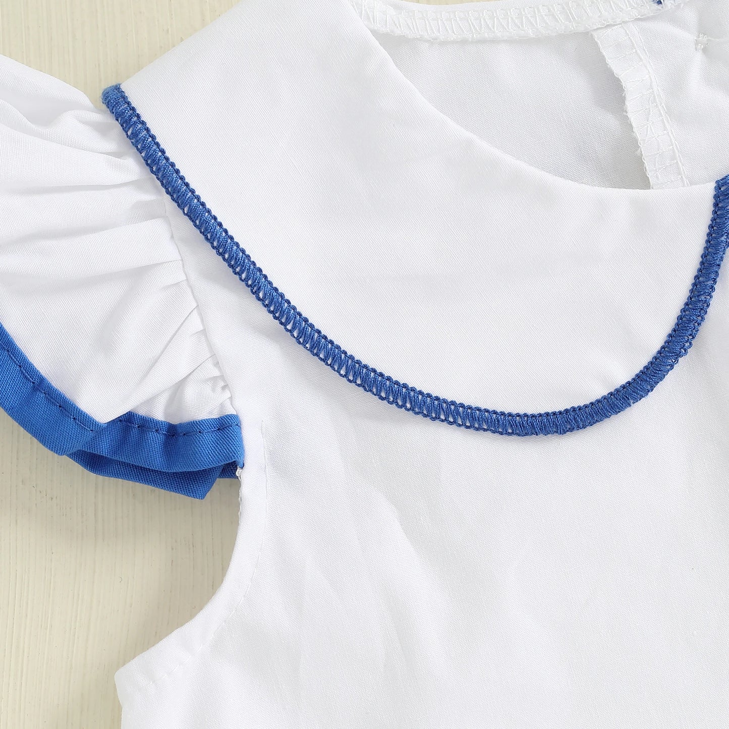 Summer Kids Girls Outfits Short Sleeve