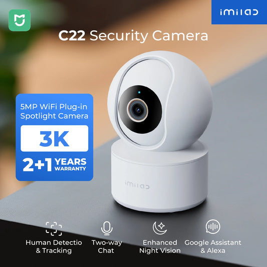 WiFi 6 Indoor Baby Monitor Camera with AI Detection Night Vision
