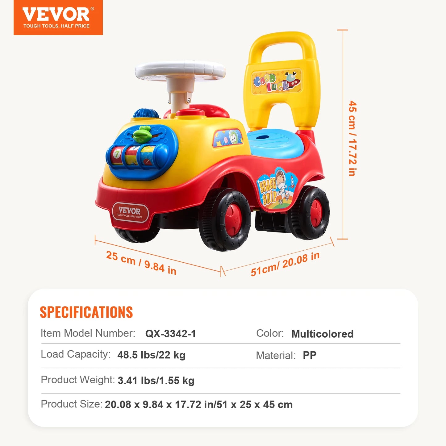 Toddler Ride On Push Car Sit to Stand