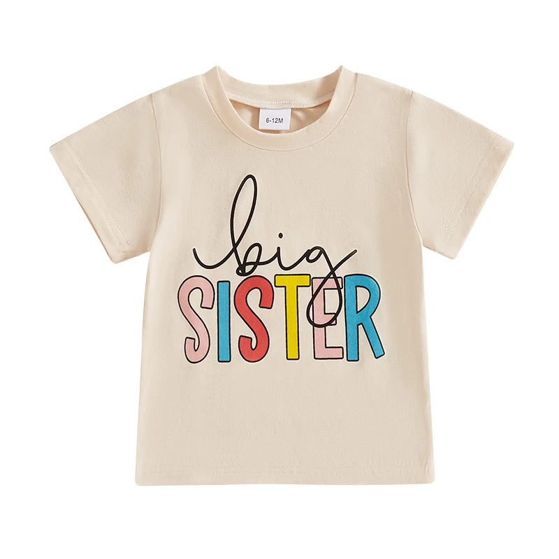 Toddler Boys T-Shirts Letter Print Short Sleeve Shirt