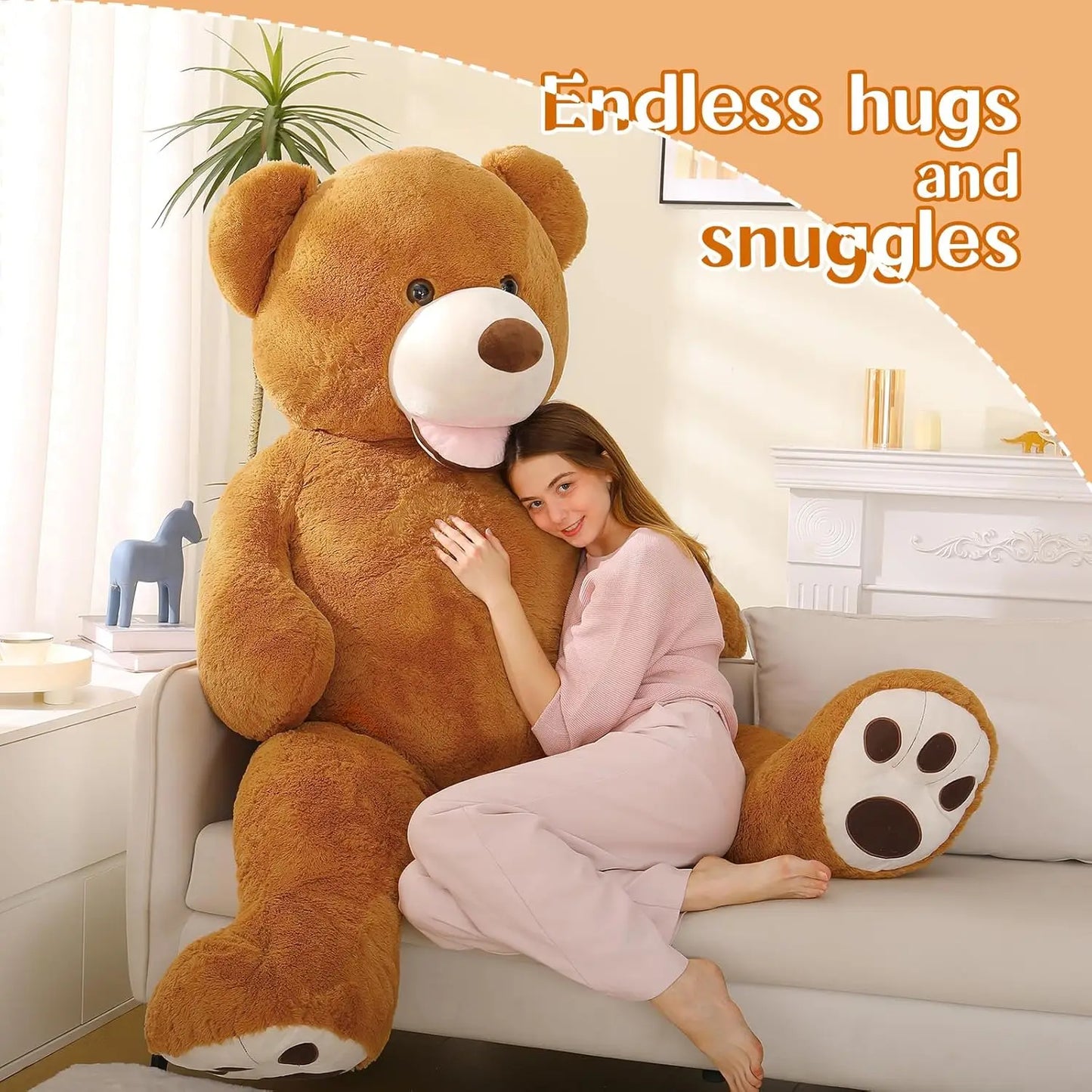 Giant Teddy Bear 6 Feet tall