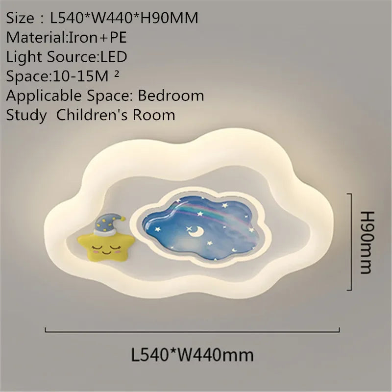 Nordic Modern Children's Room Ceiling Lamp