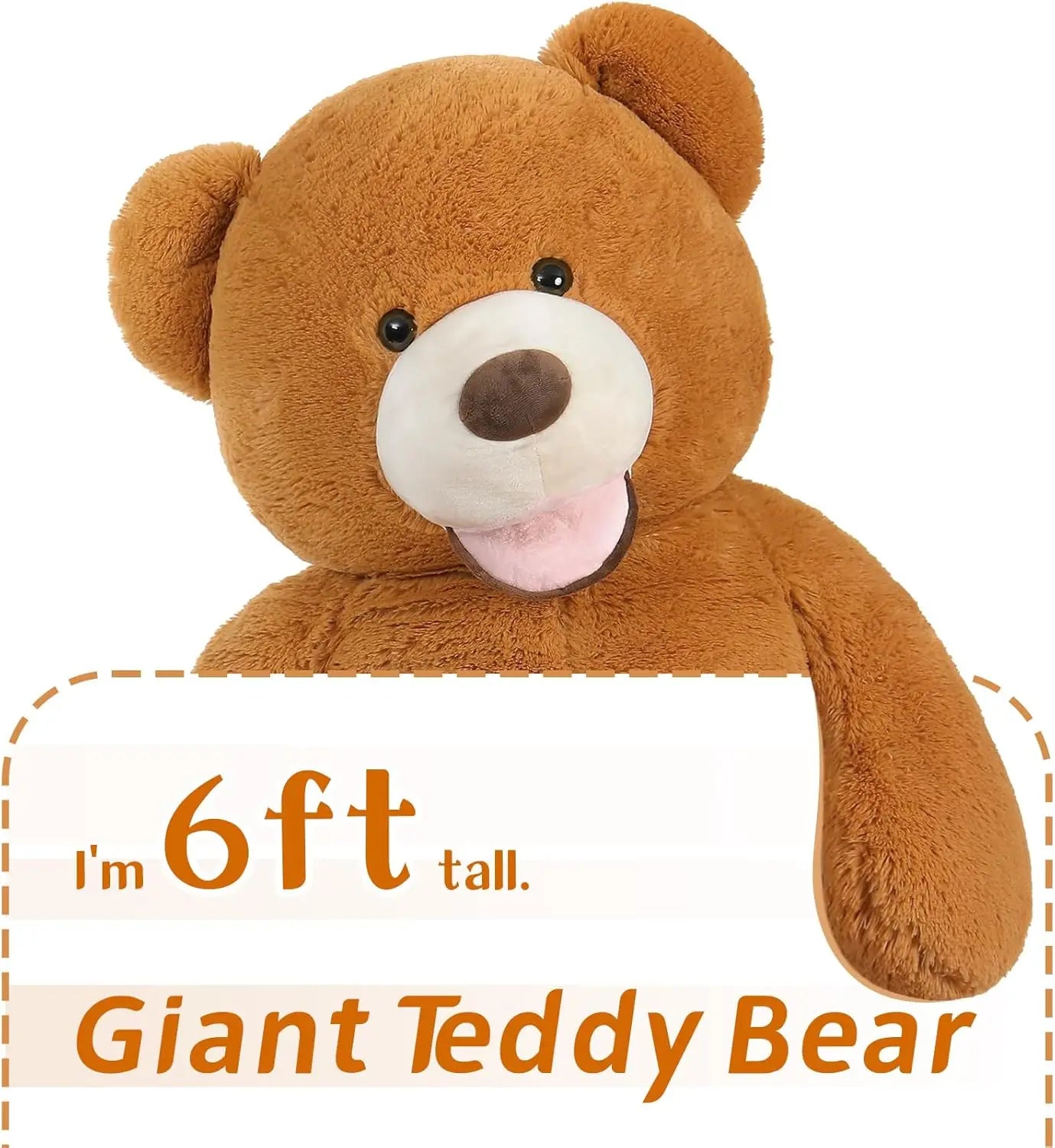 Giant Teddy Bear 6 Feet tall