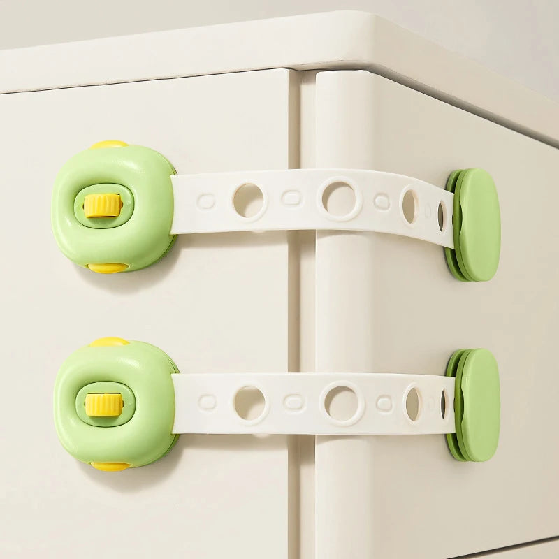 1 Piece Baby Cabinet Sliding Door Window Multi-functional Protective Child Safety Lock Anti-pinch Drawer Lock