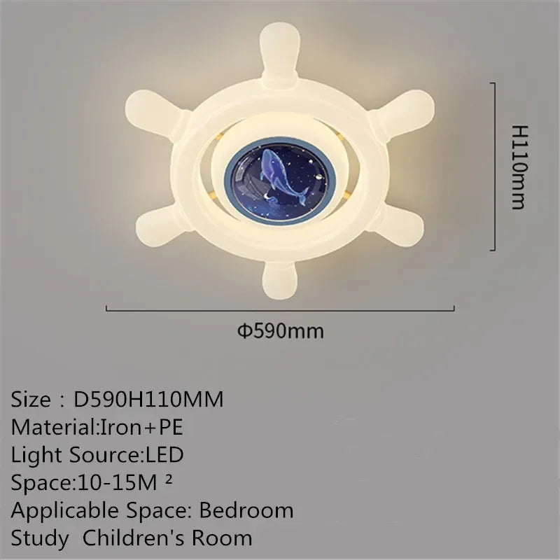 Nordic Modern Children's Room Ceiling Lamp