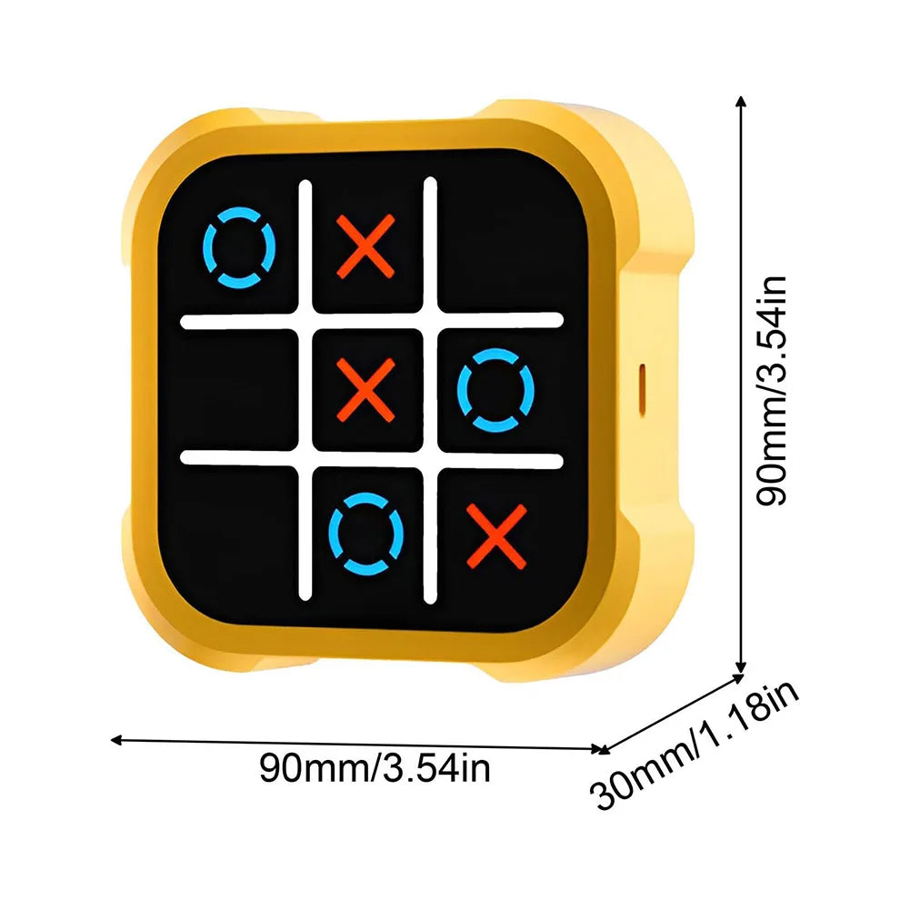 3-in-1 TIC-TAC-TOE BOLT Chess Puzzle
