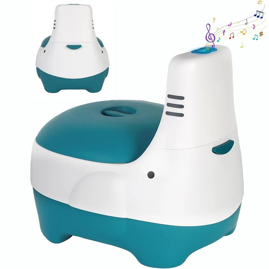 Kids' Potty Training Toilet Seat with Realistic Flush Sound