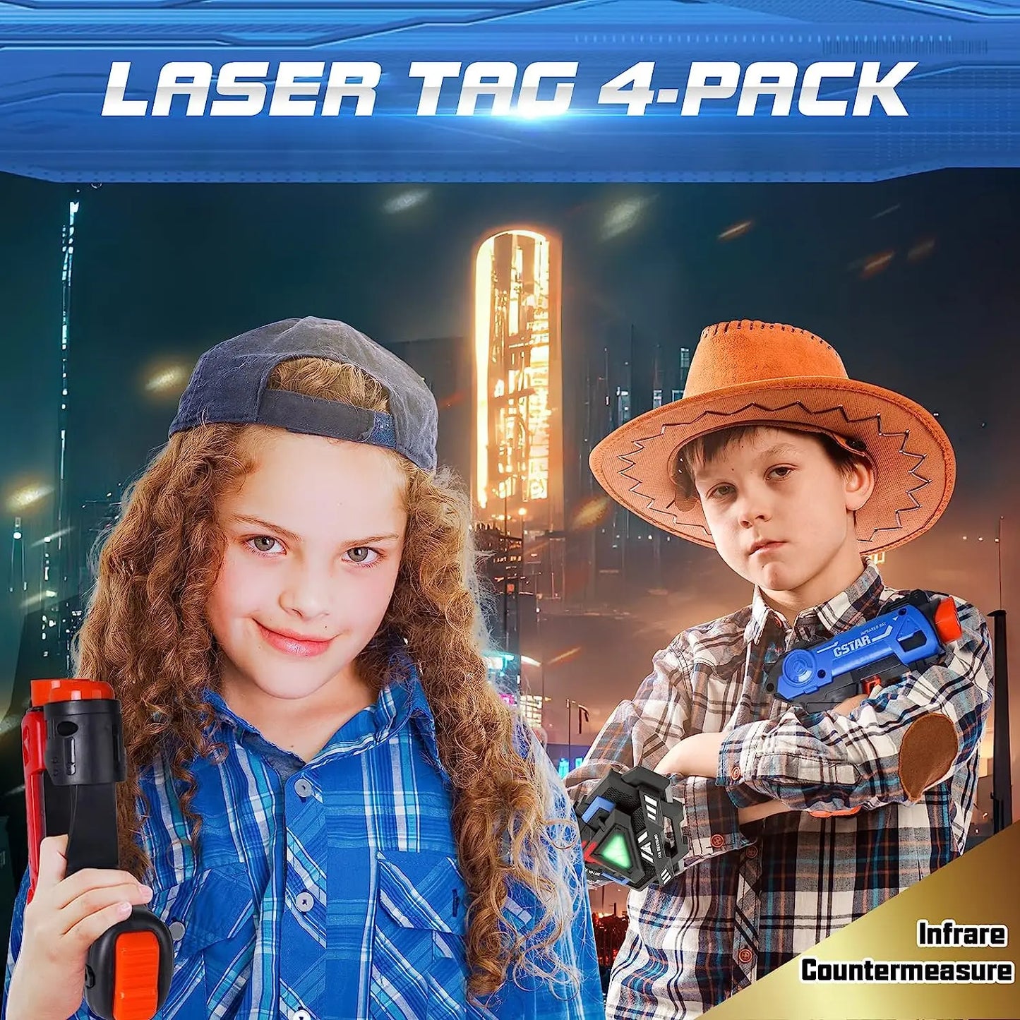 Laser Tag Game Toys Indoor Outdoor Group Activity
