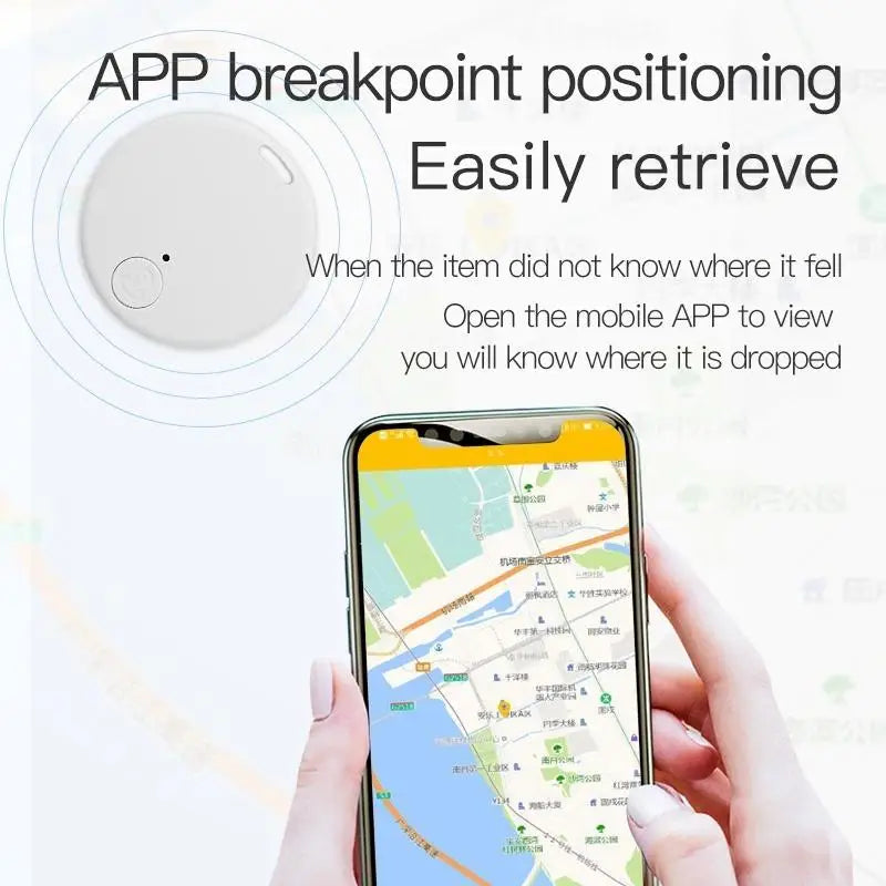Mini GPS Locator Anti-Lost Alarm Wallet Keychain Smart Tag Bluetooth