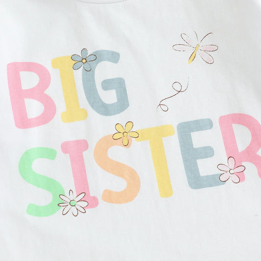 Autumn Toddler Girl   Outfit Letter Print Long Sleeve Tops