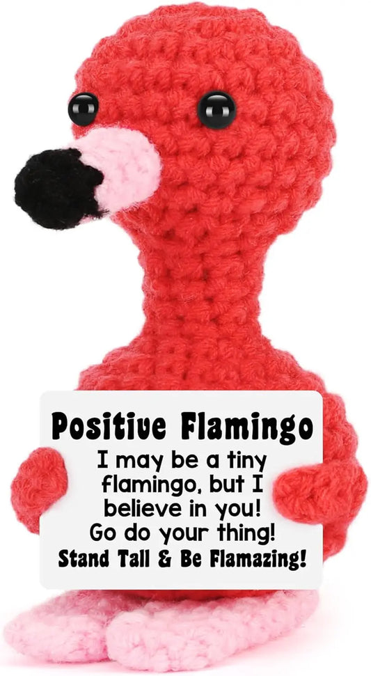 Mini Crochet Flamingo