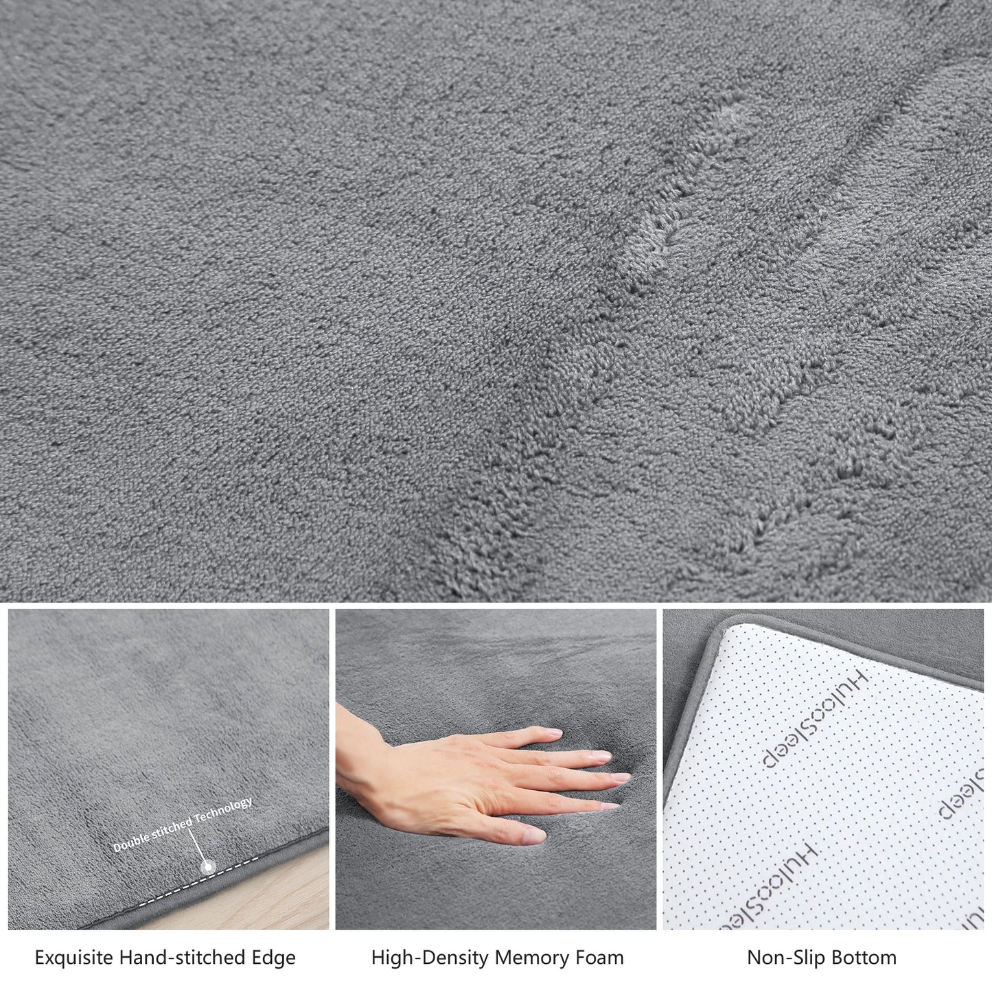 Gray Memory Foam Baby Play Mat