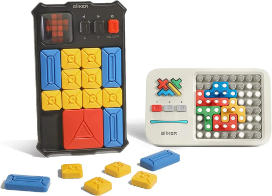 Super Slide + Super Blocks Brain Teaser Puzzles