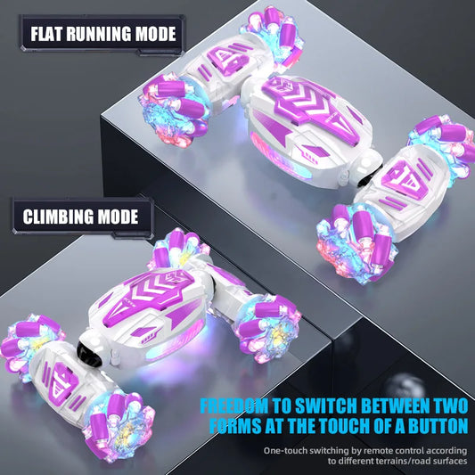RC Car Stunt Gesture Induction Deformation 2.4G Twist Climbing Slide Drift Car