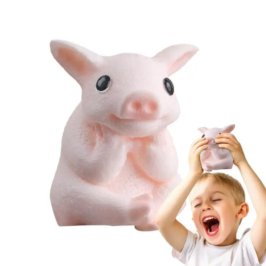 Animal Squeeze Toys Funny Pink Animal Squeeze Fidget Doll