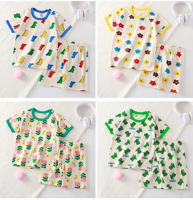 New Kids Boys Girls Summer Clothing Sets