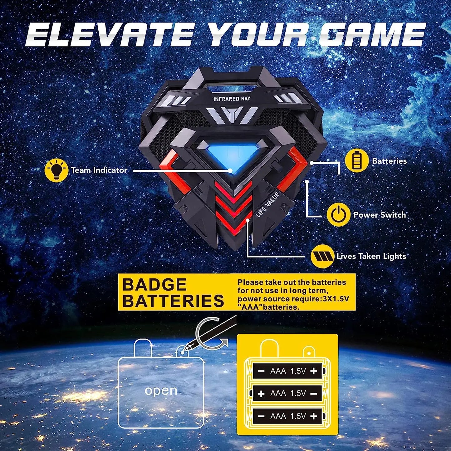 Laser Tag Game Toys Indoor Outdoor Group Activity