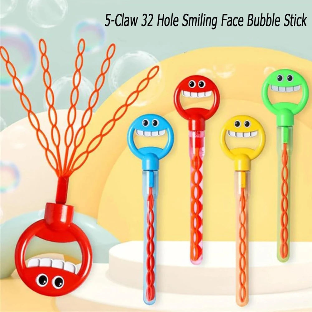 32 Hole Smiling Face Bubble Wand