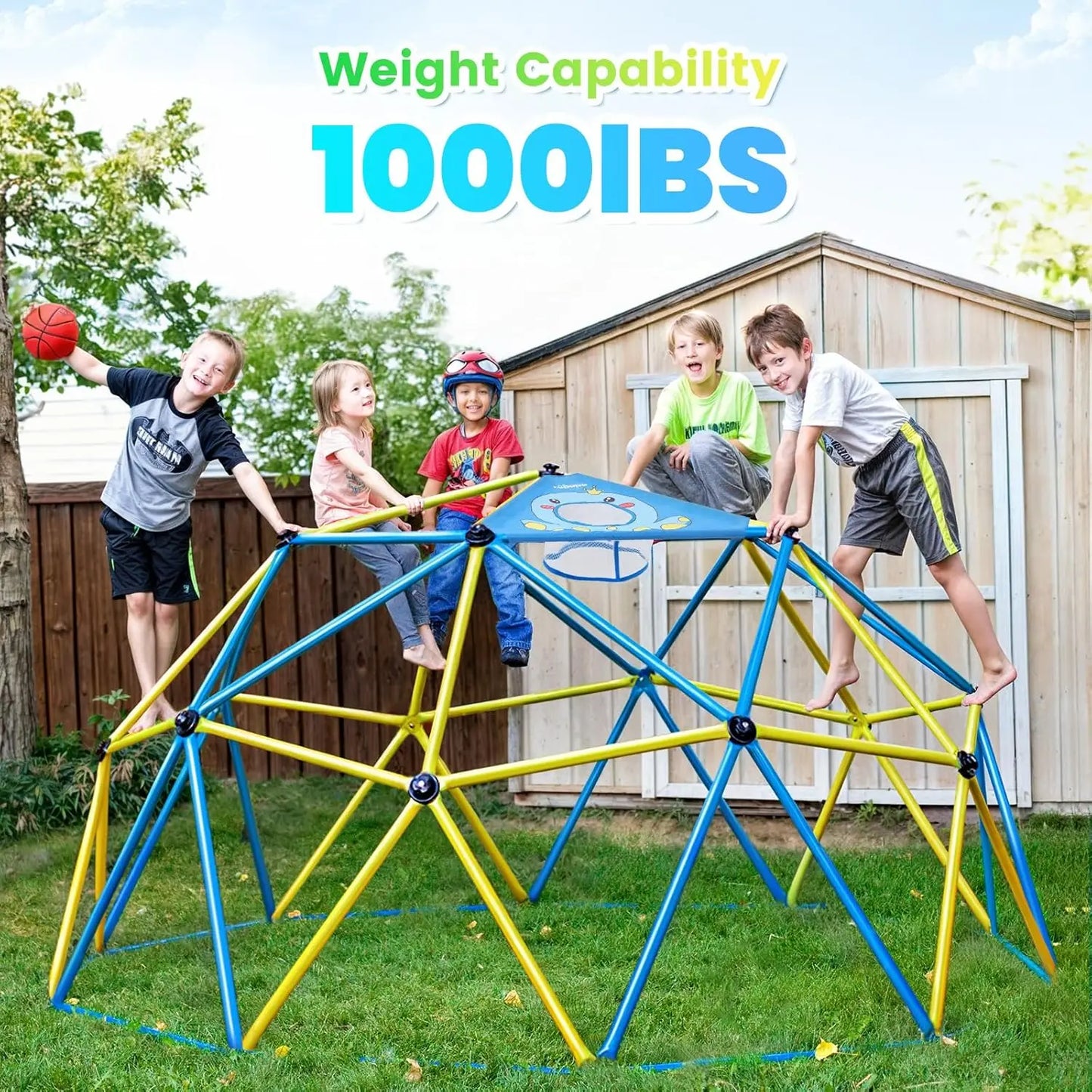 10FT Decagonal Geo Dome Climber