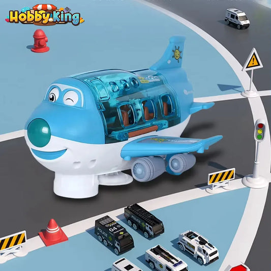 Electric Cartoon Airbus Rotating Plane