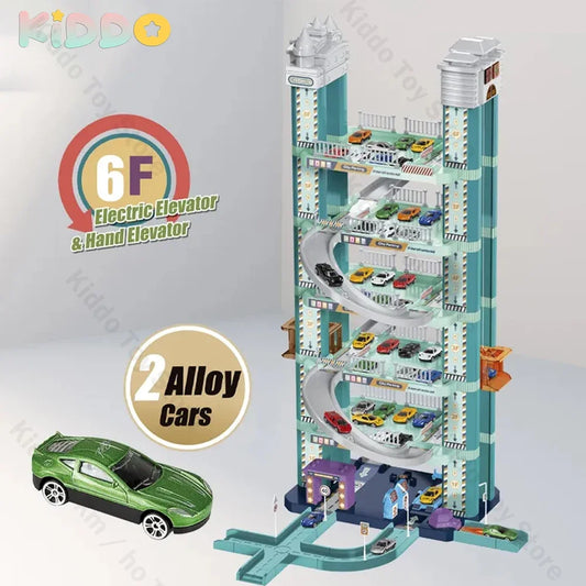 Electric Rail Car Parking Building Lot