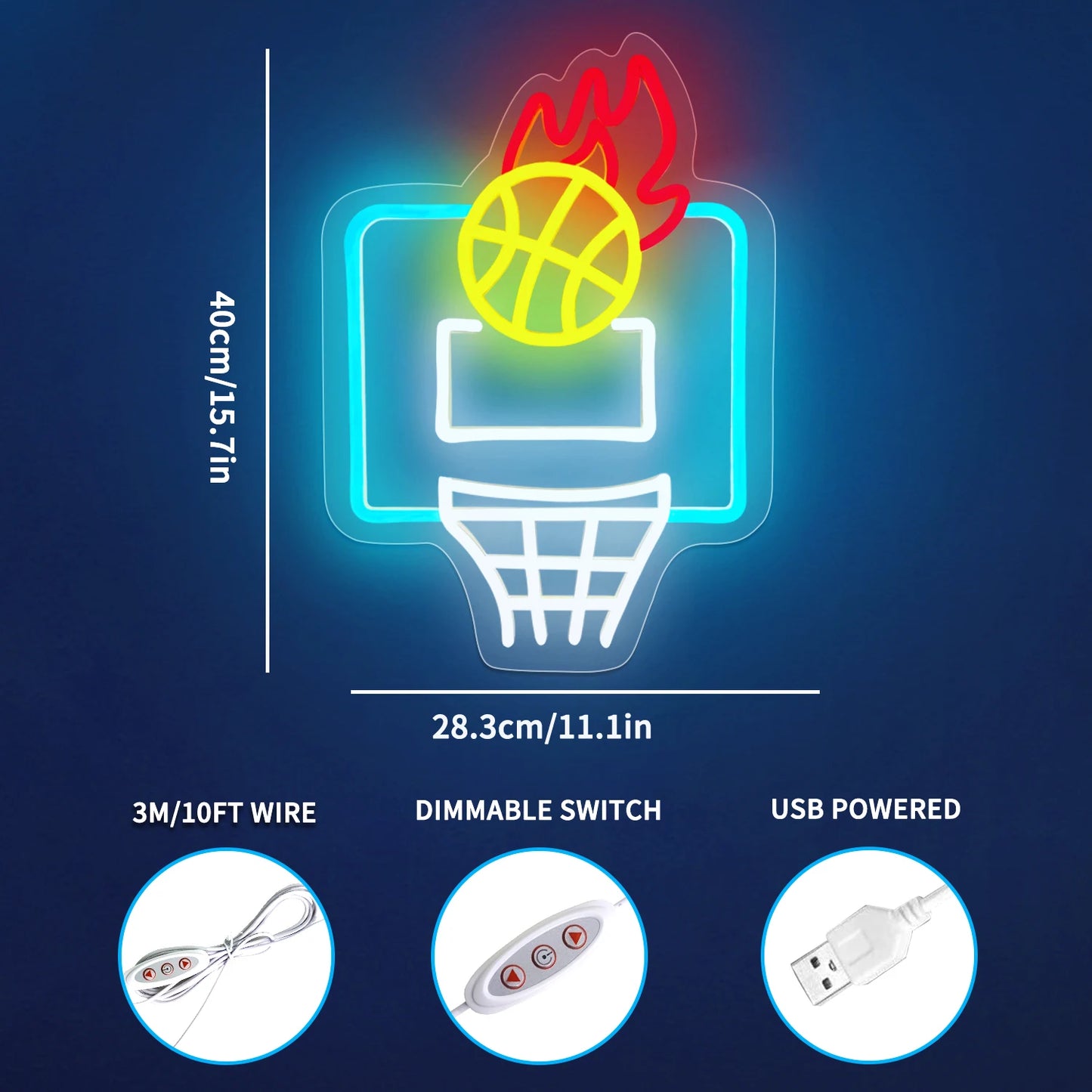Dimmable LED Neon Sign for Wall Decoration