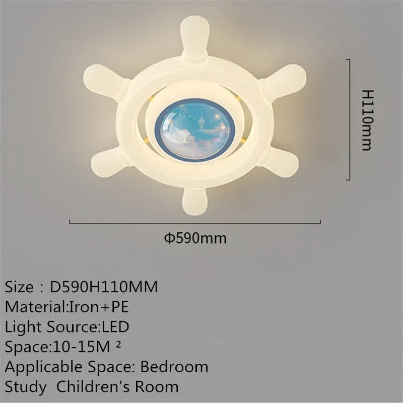 Nordic Modern Children's Room Ceiling Lamp