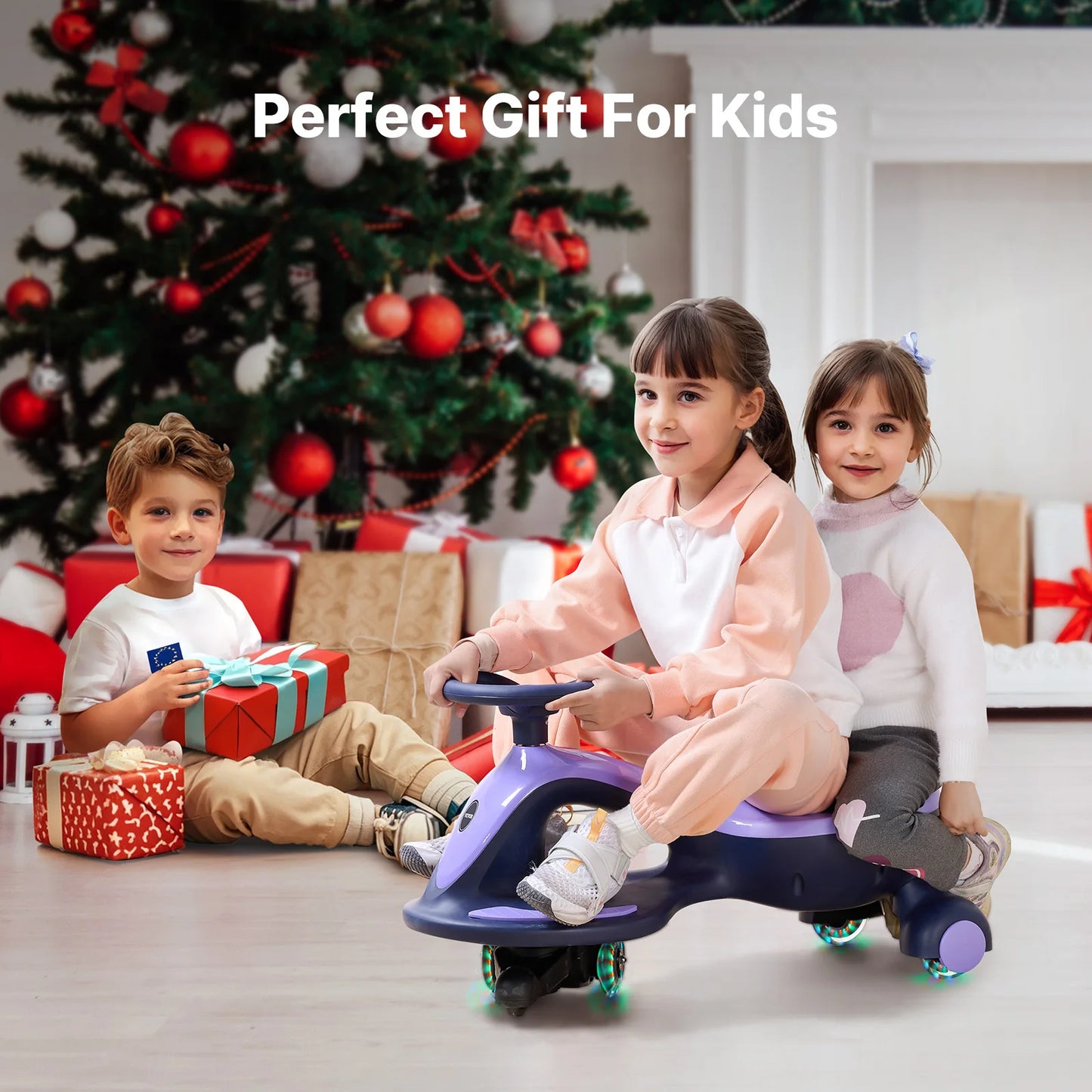150Lbs 6V Electric Wiggle Car Children