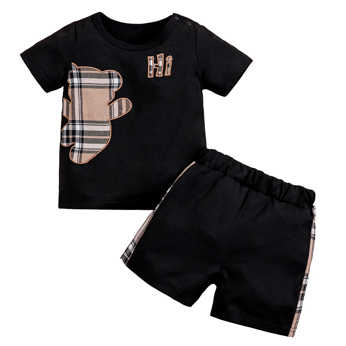 Baby Boy Clothes Set Short Sleeve Tees + Shorts Set