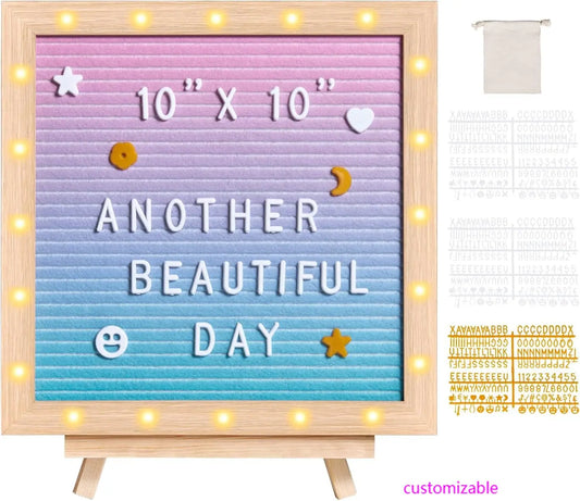 Gradient Felt Letter Board