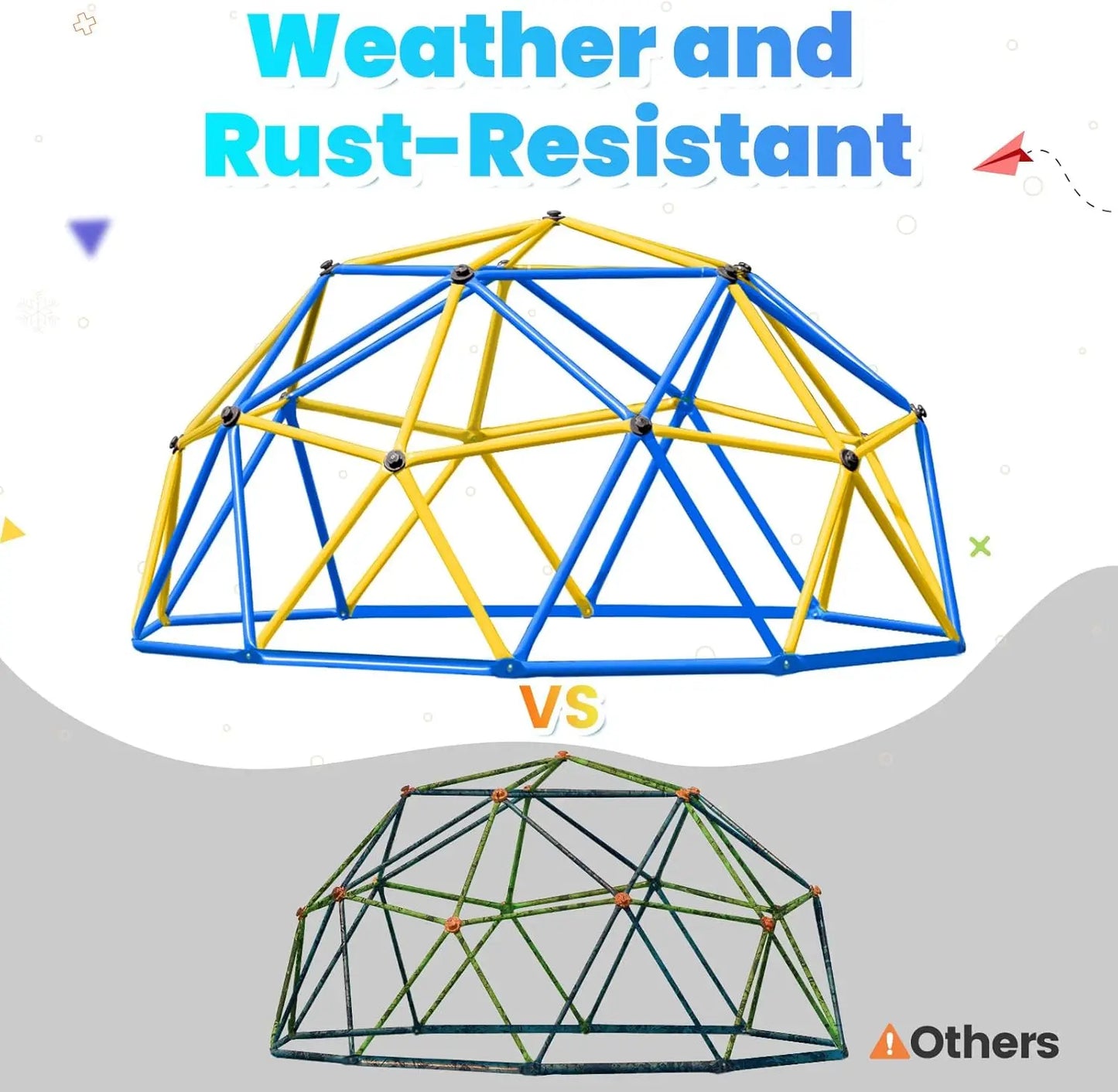 10FT Decagonal Geo Dome Climber