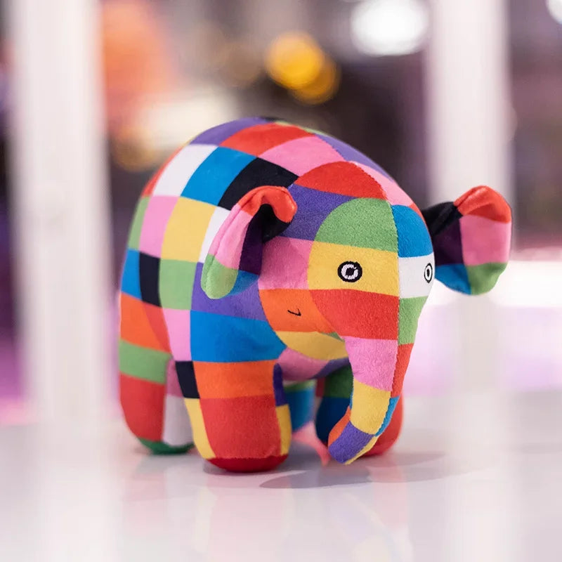 Newi Anime Colorful Elephant Figure Plush Doll