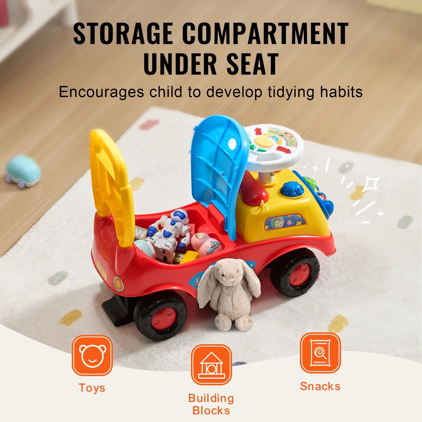 Toddler Ride On Push Car Sit to Stand