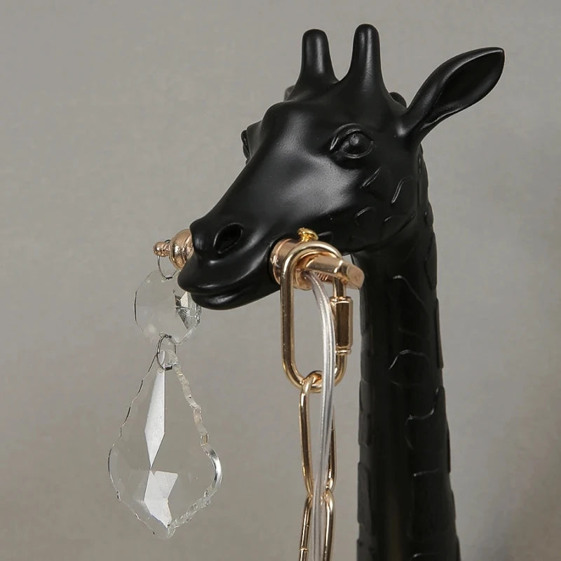 Hot sales Resin Giraffe LED Wall Lamp For Bedside Lighting Corridor Living Room Decor Light G9 Bulb Golden Lamp Body