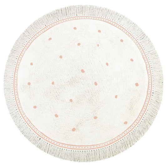 Baby Play Mat Nursery Carpet Bedroom Round Rug Cute Bedside Rugs Tassel Carpets Children Room Decor Floor Mats Ковер שָׁטִיחַ
