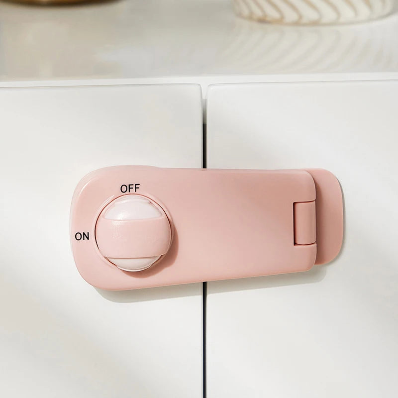 1 Piece Baby Cabinet Sliding Door Window Multi-functional Protective Child Safety Lock Anti-pinch Drawer Lock