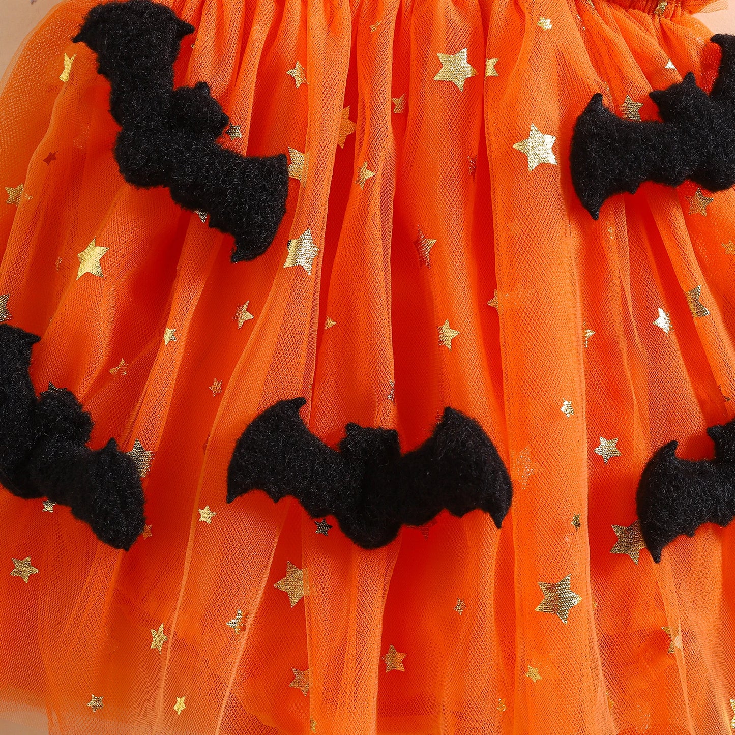 Halloween Newborn Girl Romper Dress with Headband