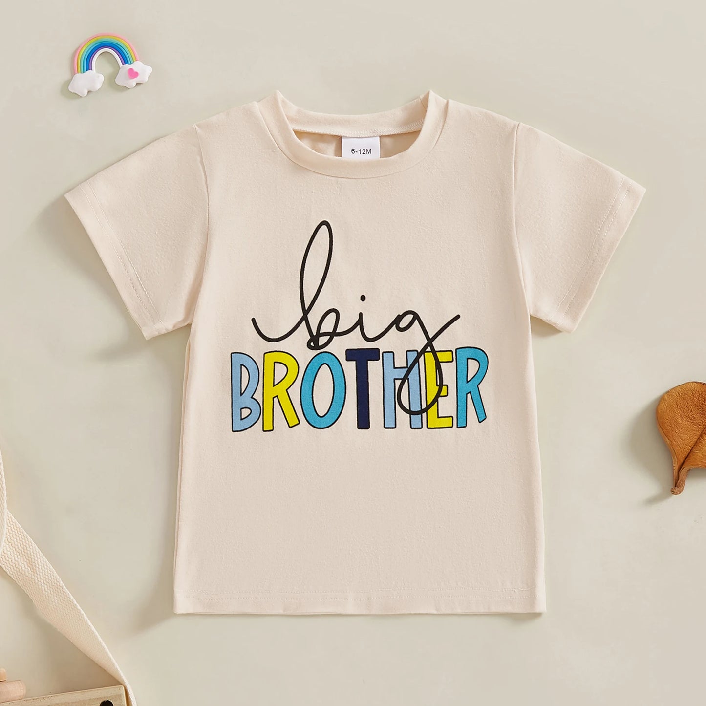 Toddler Boys T-Shirts Letter Print Short Sleeve Shirt