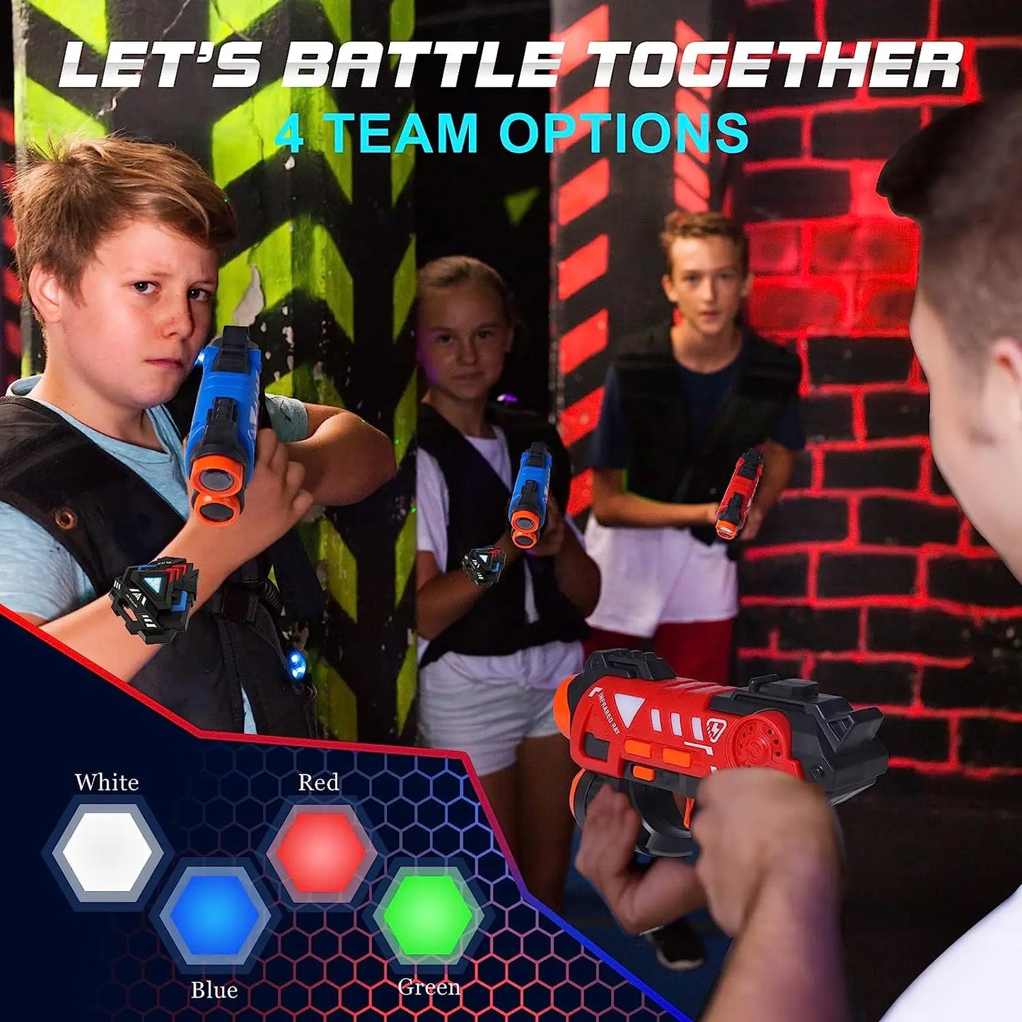 Laser Tag Game Toys Indoor Outdoor Group Activity