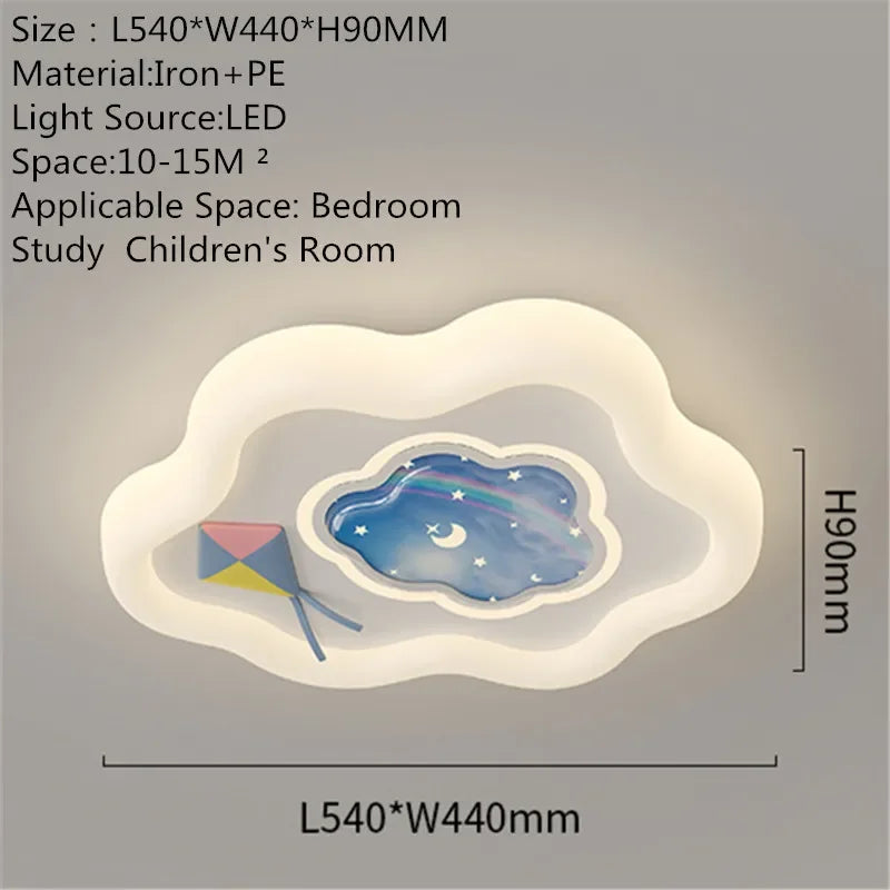 Nordic Modern Children's Room Ceiling Lamp