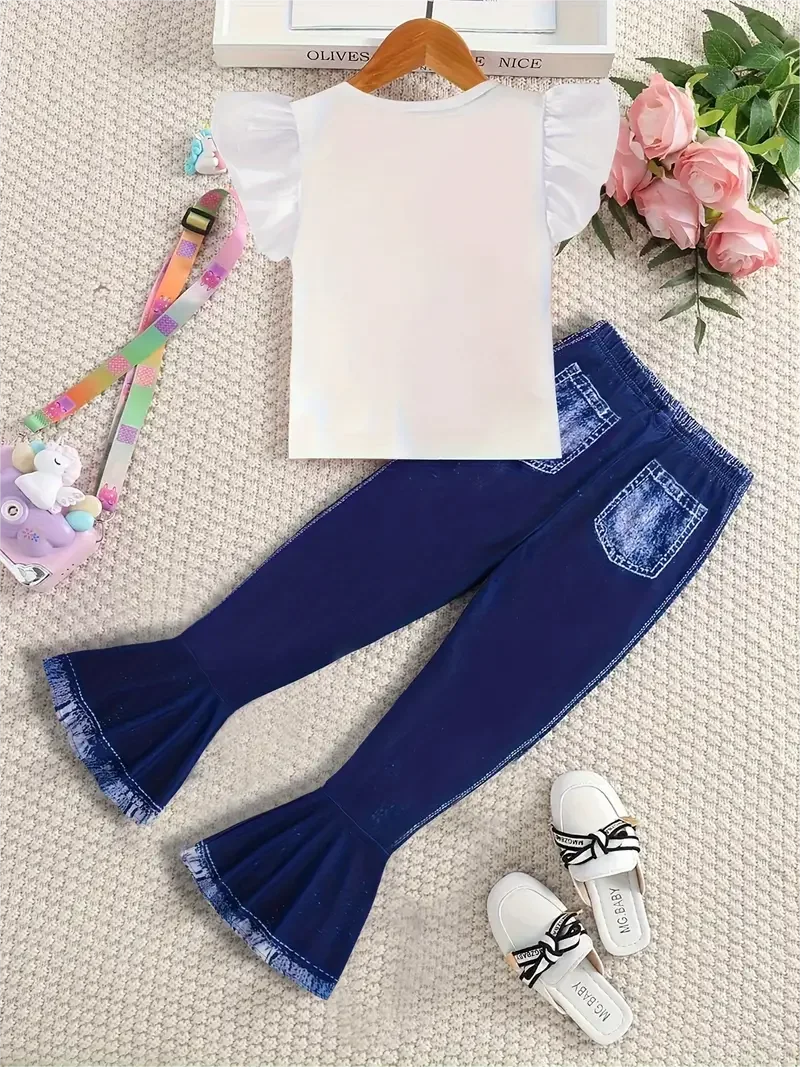 Summer girls fashion trend set, 2-piece