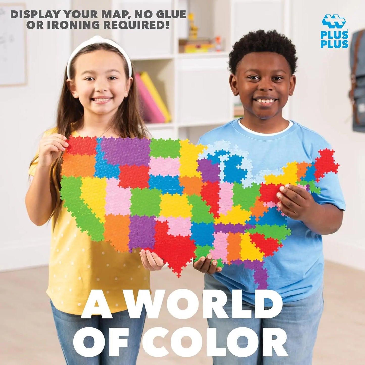 Puzzle by Number - 1,400 Piece Map of The United States