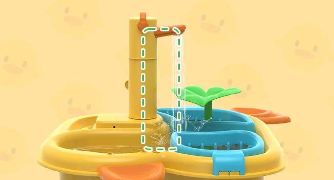 Play Sink with Running Water Cutting Food 2 in 1 Role Play Kitchen