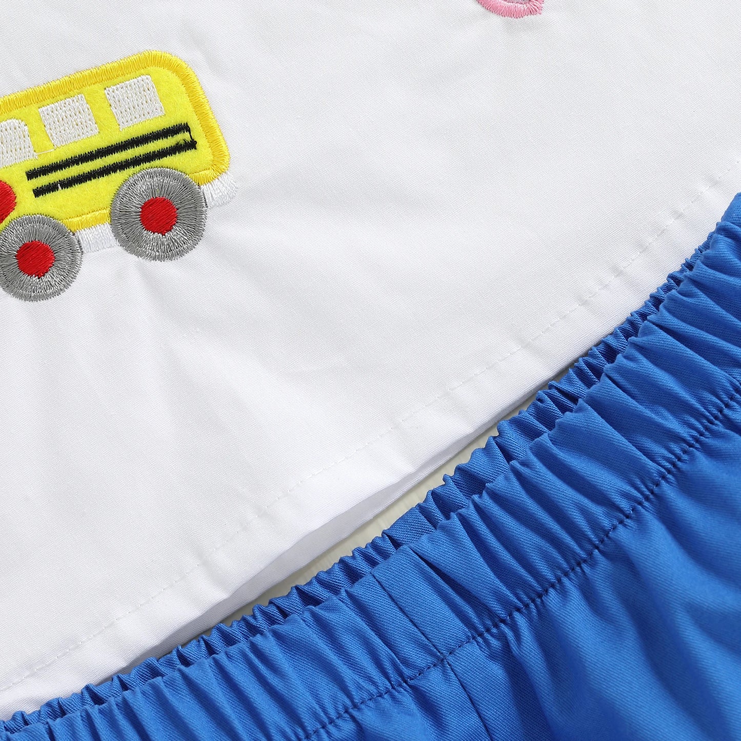 Summer Kids Girls Outfits Short Sleeve