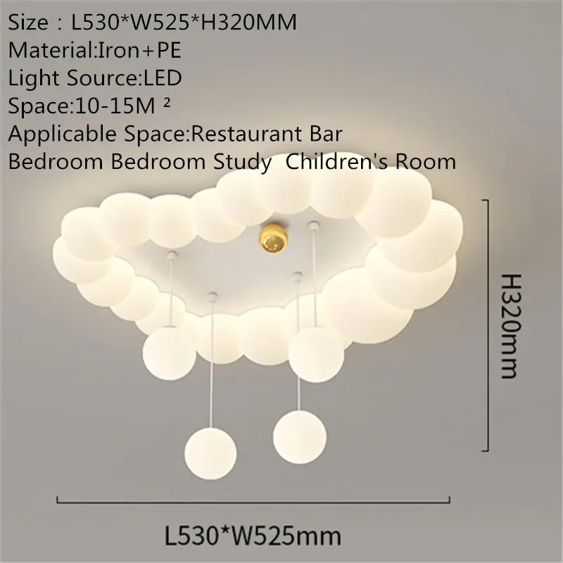 Nordic Modern Children's Room Ceiling Lamp