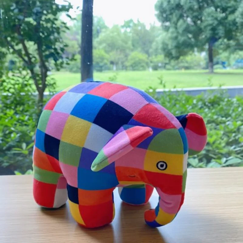 Newi Anime Colorful Elephant Figure Plush Doll