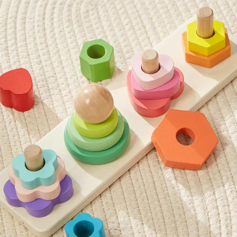 Multifunctional Creative Tower Baby Stacking Puzzle Block