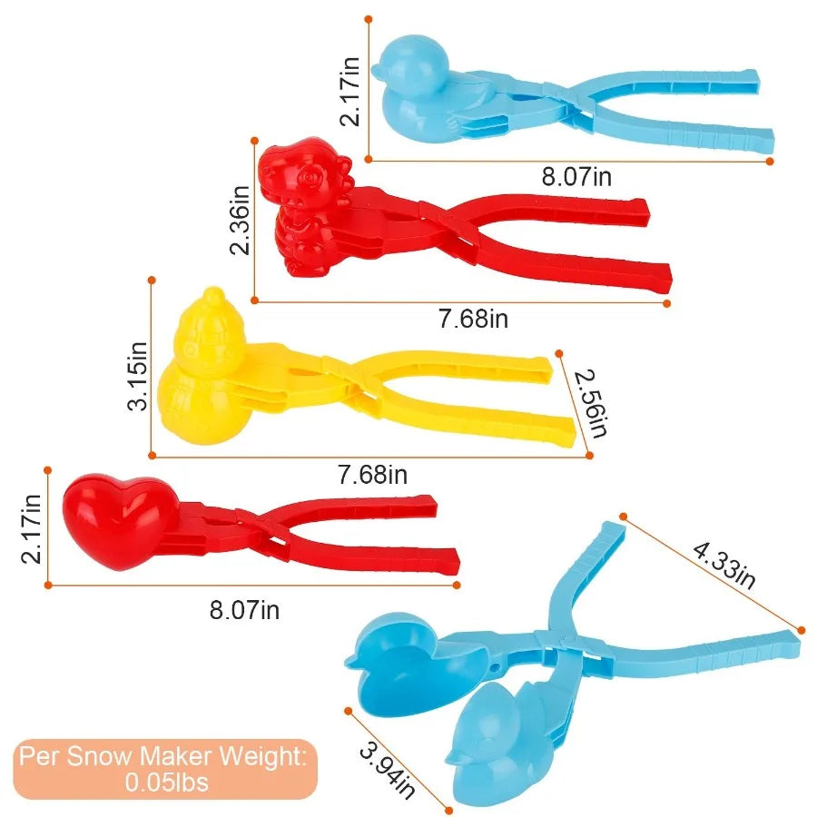4Pcs Snowball Makers Set