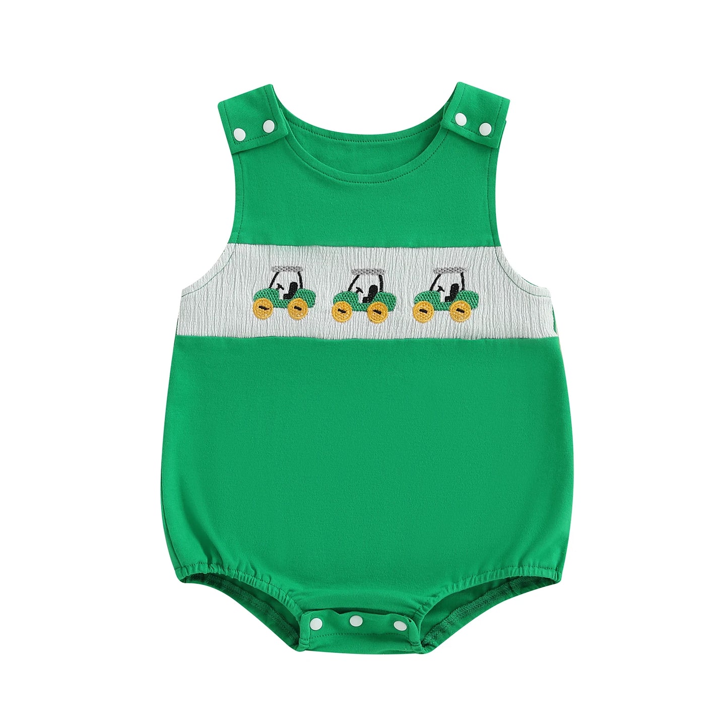 Adorable Infant Romper with Floral Embroidery and Ruffled Sleeves Stylish Baby Jumpsuit for Summer Outfits