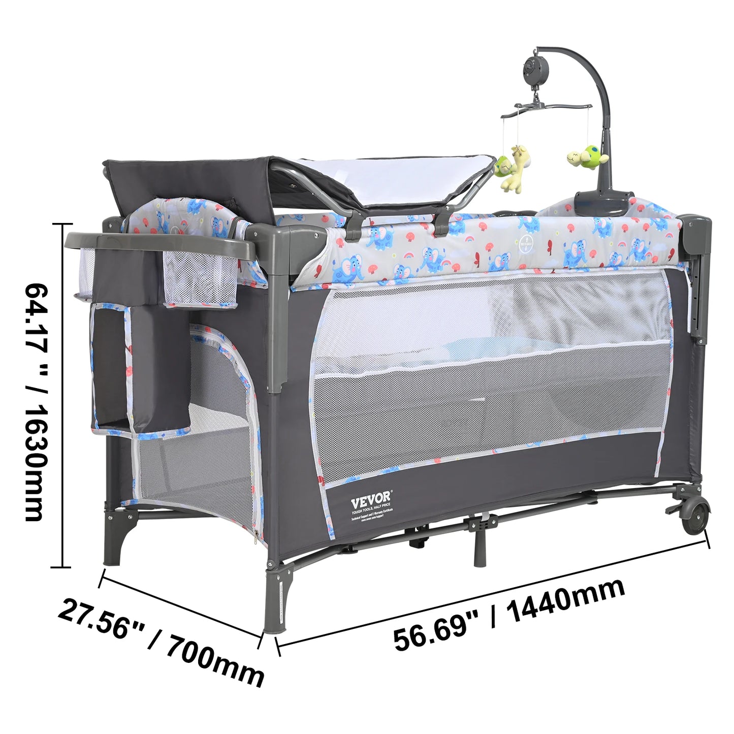 Baby Bassinet 77 pounds Load Capacity Easy to Fold Portable Baby Bassinet